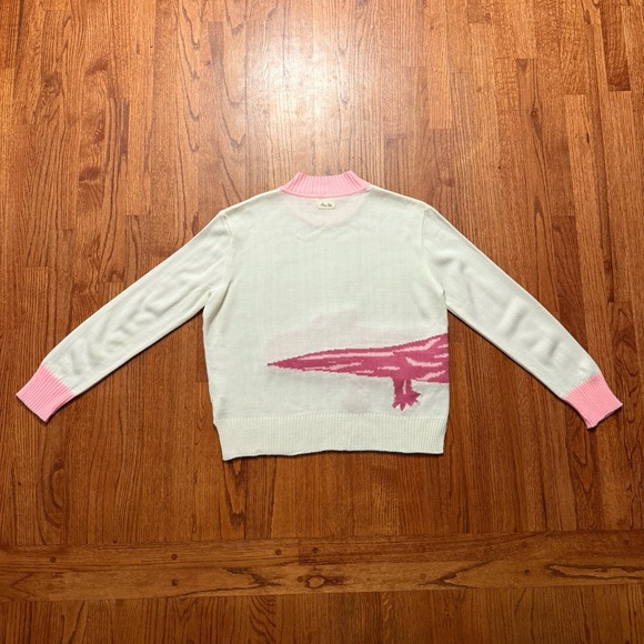 Mairos Pachi white and pink Axolotl sweater size M - Picture 8 of 16